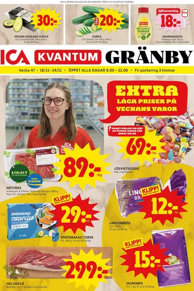 ICA Kvantum-katalog i Uppsala | Top-deals för alla kunder | 2024-11-18 - 2024-12-02