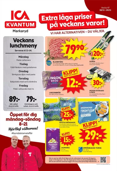 ICA Kvantum-katalog i Markaryd | Exklusiva fynd | 2024-11-18 - 2024-11-24