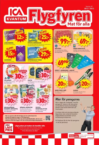 ICA Kvantum-katalog i Norrtälje | Top-deals och rabatter | 2024-11-18 - 2024-11-24