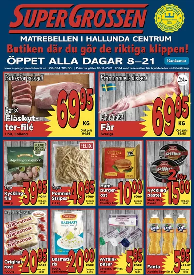 Supergrossen-katalog i Stockholm | Veckans erbjudande! | 2024-11-18 - 2024-12-02