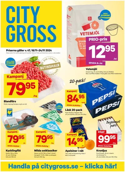 City Gross-katalog i Helsingborg | Exklusiva fynd | 2024-11-18 - 2024-11-24