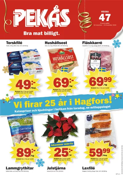 Pekås-katalog i Karlstad | Pekås Veckans kampanjblad | 2024-11-18 - 2024-12-02