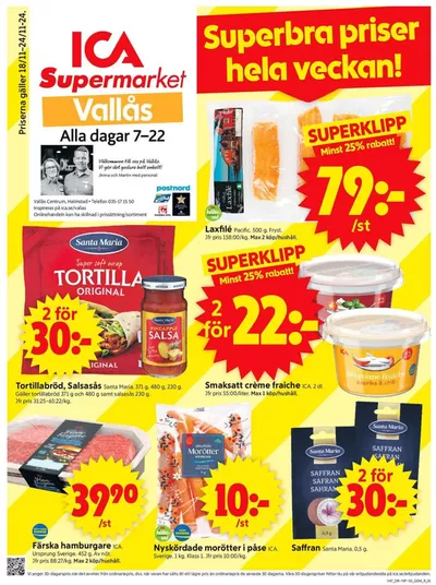 ICA Supermarket-katalog i Halmstad | Nya erbjudanden att upptäcka | 2024-11-18 - 2024-11-24