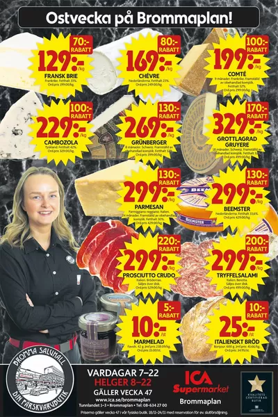 ICA Supermarket-katalog i Bromma | Erbjudanden för fyndjägare | 2024-11-19 - 2024-12-03