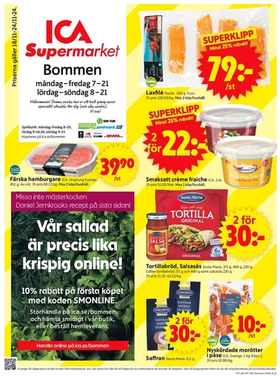 ICA Supermarket-katalog i Skottsund | Exklusiva fynd | 2024-11-18 - 2024-11-24