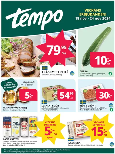 Tempo-katalog i Västerås | Veckans erbjudanden Tempo | 2024-11-19 - 2024-12-03