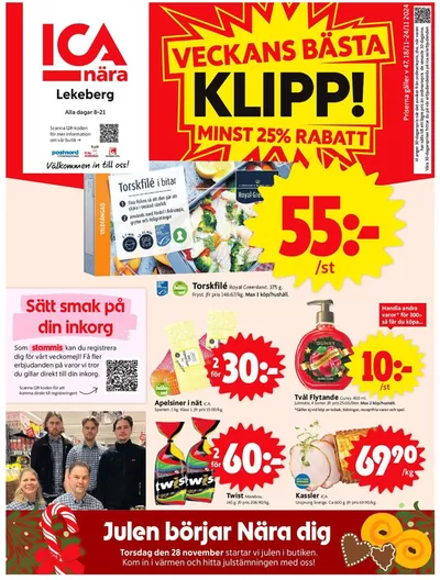 ICA Nära-katalog i Örebro | Top-deals för alla kunder | 2024-11-18 - 2024-11-24