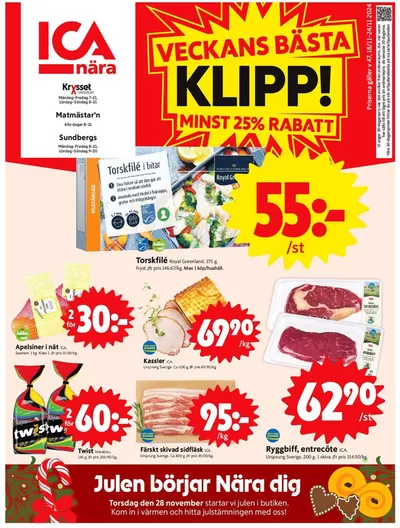 ICA Nära-katalog i Åseda | Exklusiva deals och fynd | 2024-11-18 - 2024-11-24