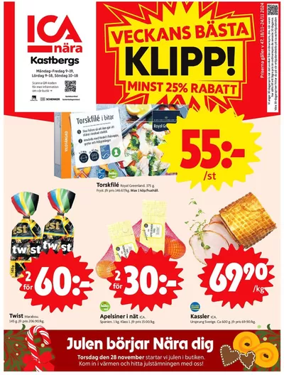 ICA Nära-katalog i Hällnäs (Västerbotten) | Top-deals för alla kunder | 2024-11-18 - 2024-11-24