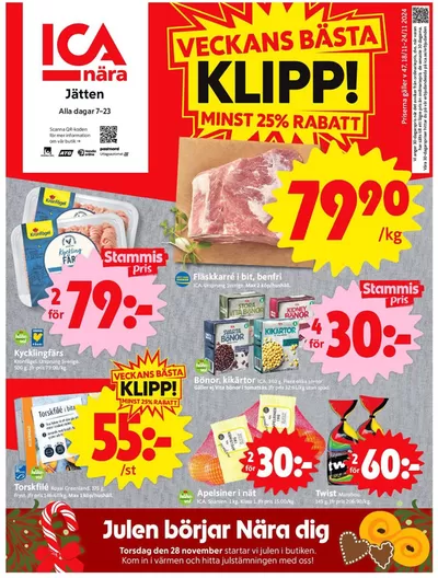 ICA Nära-katalog i Södertälje | Top-deals för alla kunder | 2024-11-18 - 2024-11-24