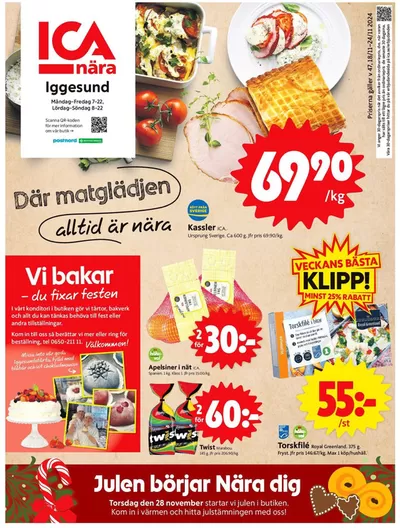 ICA Nära-katalog i Hudiksvall | Specialerbjudanden för dig | 2024-11-18 - 2024-11-24