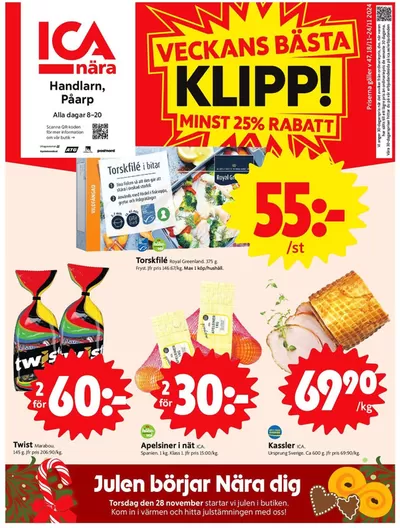 ICA Nära-katalog i Landskrona | Top-deals för alla kunder | 2024-11-18 - 2024-11-24