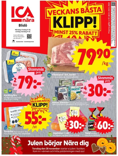 ICA Nära-katalog i Ingmarsö | Top-deals för alla kunder | 2024-11-18 - 2024-11-24