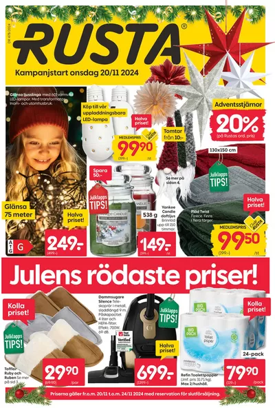 Rusta-katalog i Karlstad | Rusta reklambad | 2024-11-20 - 2024-11-24