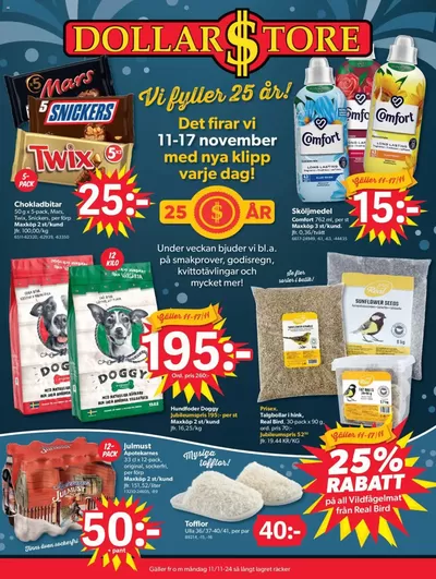 DollarStore-katalog | DollarStore reklamblad | 2024-11-20 - 2024-12-04