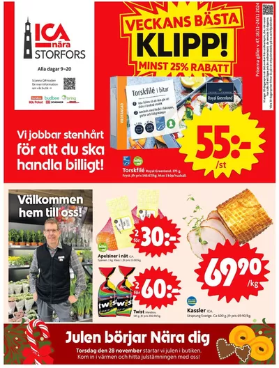 ICA Nära-katalog i Storfors | Aktuella fynd och erbjudanden | 2024-11-18 - 2024-11-24