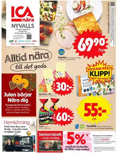 ICA Nära-katalog i Björneborg | Våra bästa deals för dig | 2024-11-18 - 2024-11-24