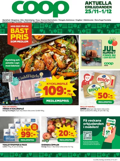 Coop-katalog i Marielund (Södermanland) | Rabatter och kampanjer | 2024-11-25 - 2024-12-01