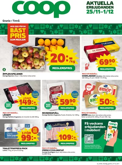 Coop-katalog i Sundsvall | Stort urval av erbjudanden | 2024-11-25 - 2024-12-01