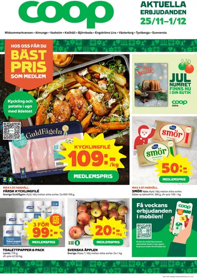 Coop-katalog i Stockholm | Fantastiska rabatter på utvalda produkter | 2024-11-25 - 2024-12-01