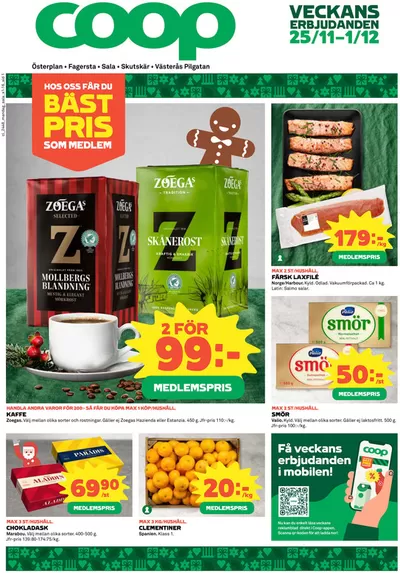 Coop-katalog i Västerfärnebo | Fantastiskt erbjudande för alla kunder | 2024-11-25 - 2024-12-01