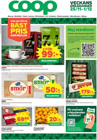 Coop-katalog i Gärsnäs | Fantastiskt erbjudande för alla kunder | 2024-11-25 - 2024-12-01