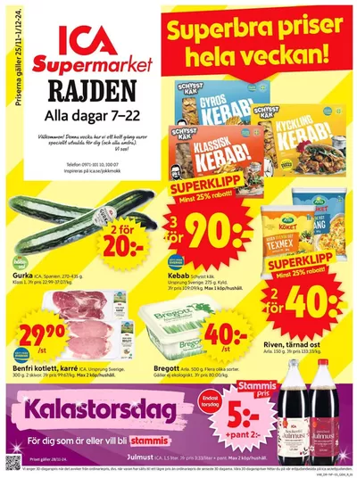 ICA Supermarket-katalog i Mattisudden | Specialerbjudanden för dig | 2024-11-23 - 2024-12-07