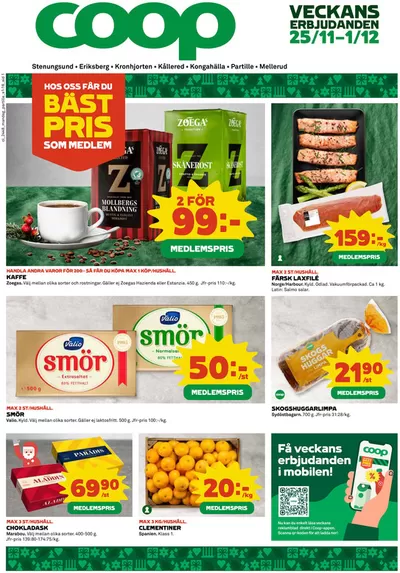 Erbjudanden av Matbutiker i Stenungsund | Top-deals för alla kunder de Coop | 2024-11-25 - 2024-12-01