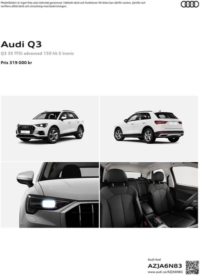 Audi-katalog i Linköping | Audi Q3 | 2024-11-24 - 2025-11-24