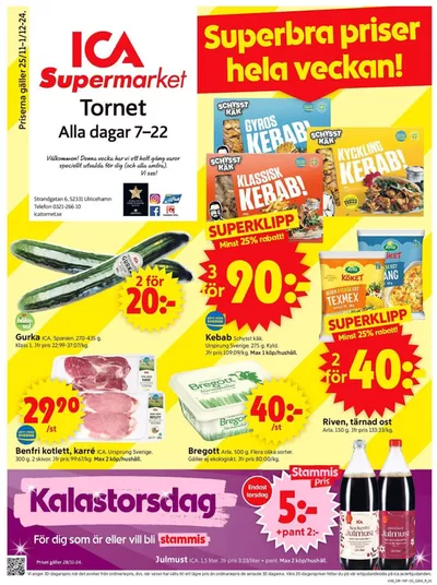 ICA Supermarket-katalog i Tvärred | Exklusiva fynd | 2024-11-24 - 2024-12-08