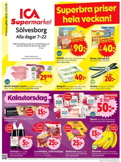 ICA Supermarket-katalog i Edenryd | Stort urval av erbjudanden | 2024-11-24 - 2024-12-08