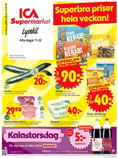 ICA Supermarket-katalog i Fiskebäckskil | Våra bästa erbjudanden för dig | 2024-11-18 - 2024-11-24