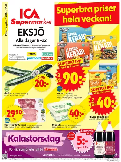 ICA Supermarket-katalog i Aneby | Aktuella fynd och erbjudanden | 2024-11-24 - 2024-12-08