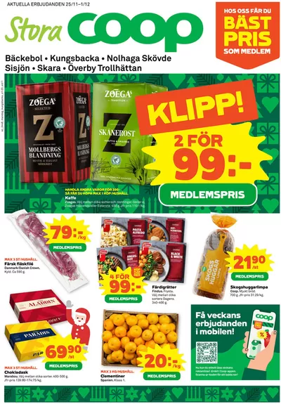 Stora Coop-katalog i Nereby och Sjöhed | Exklusiva deals för våra kunder | 2024-11-25 - 2024-12-01