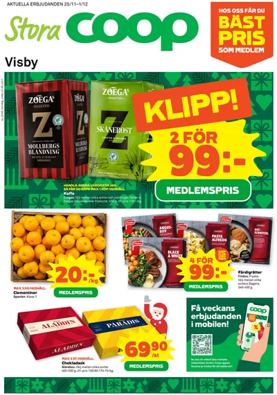 Stora Coop-katalog i Träkumla | Våra bästa fynd | 2024-11-25 - 2024-12-01