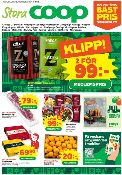 Stora Coop-katalog i Ekeby (Nynäshamn) | Top-deals och rabatter | 2024-11-25 - 2024-12-01