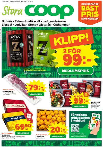 Stora Coop-katalog i Saxhyttan (Dalarna) | Våra bästa erbjudanden för dig | 2024-11-25 - 2024-12-01