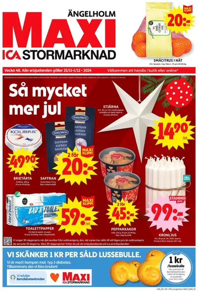 ICA Maxi-katalog i Furutorp | Exklusiva fynd | 2024-11-25 - 2024-12-01