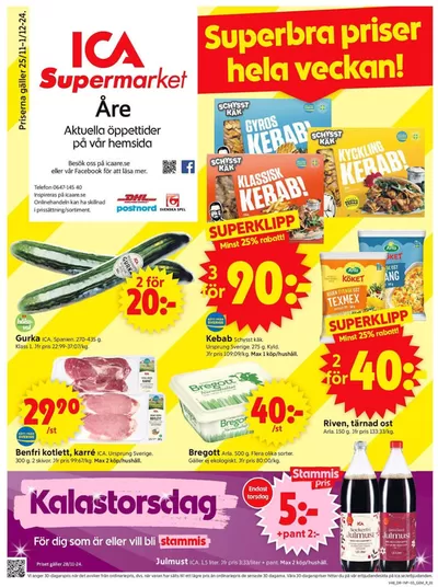 ICA Supermarket-katalog i Svensta och Hasselbacken | Fantastiskt erbjudande för fyndjägare | 2024-11-25 - 2024-12-01