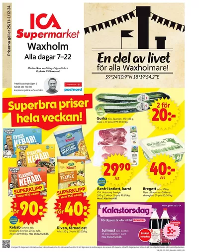 ICA Supermarket-katalog i Grundvik | Aktuella fynd och erbjudanden | 2024-11-25 - 2024-12-01