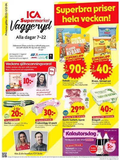 ICA Supermarket-katalog i Byarum | Erbjudanden för fyndjägare | 2024-11-25 - 2024-12-01