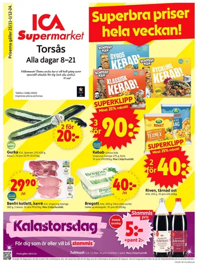 ICA Supermarket-katalog i Enebacken | Exklusiva fynd | 2024-11-25 - 2024-12-01