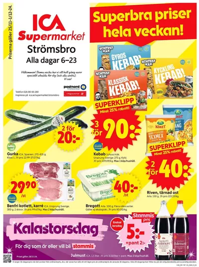 ICA Supermarket-katalog i Eskön och Esköränningen | Stort urval av erbjudanden | 2024-11-25 - 2024-12-01