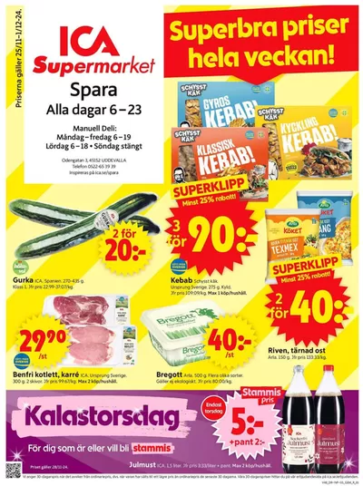 ICA Supermarket-katalog i Buslätt | Aktuella specialerbjudanden | 2024-11-25 - 2024-12-01