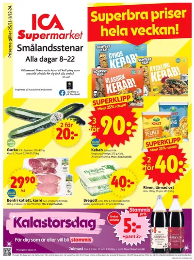 ICA Supermarket-katalog i Ås (Jönköping) | Våra bästa erbjudanden för dig | 2024-11-25 - 2024-12-01