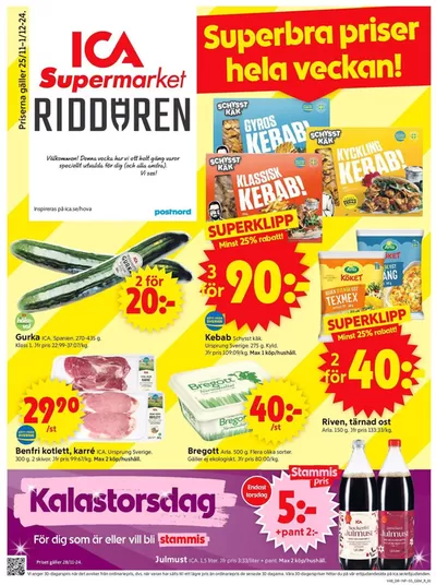 ICA Supermarket-katalog i Gårdsjö | Specialerbjudanden för dig | 2024-11-25 - 2024-12-01