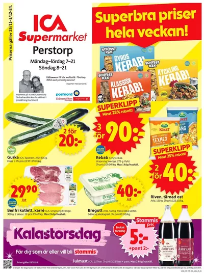 ICA Supermarket-katalog i Hyllstofta | Top-deals för alla kunder | 2024-11-25 - 2024-12-01