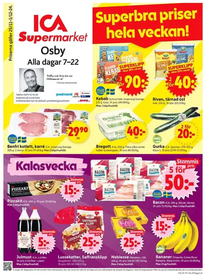 ICA Supermarket-katalog i Visseltofta | Upptäck attraktiva erbjudanden | 2024-11-25 - 2024-12-01