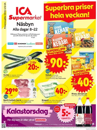 ICA Supermarket-katalog i Målsön | Erbjudanden för fyndjägare | 2024-11-25 - 2024-12-01