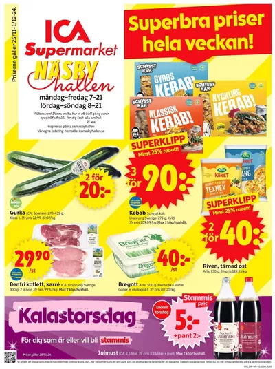 ICA Supermarket-katalog i Knutsberg | Fantastiskt erbjudande för fyndjägare | 2024-11-25 - 2024-12-01